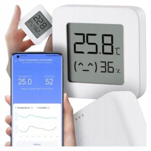 Xiaomi temperature and humidity monitor 2 شاومي مقياس حرارة و رطوبة بلوتوث
