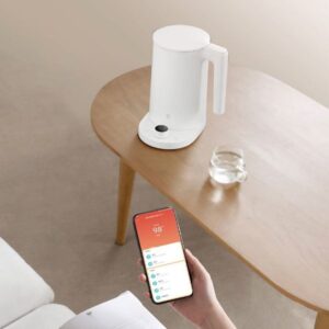 غلاية مياه ذكية من شاومي, مع تحكم بدرجة الحرارة المطلوبة, مع ميزة التحكم من الموبايل xiaomi smart kettle 2 pro xiaomi smart kettle 2 pro