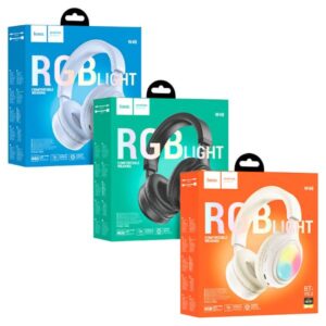 Hoco W48 RGB Headphone هيدفون هوكو إضاءة متغيرة W48