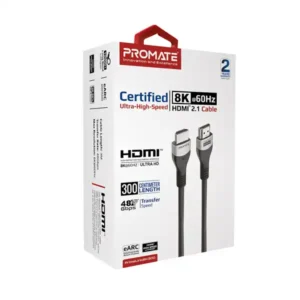 كبل HDMI بطول 3 متر و دقة 8K و تردد 60 هيرتز من بروميت