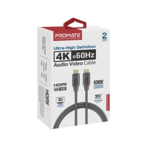 كبل HDMI بطول 3 متر و دقة 4K و تردد 60 هيرتز من بروميت