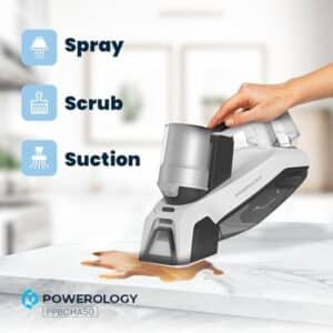 مكنسة لاسلكية لتنظيف بقع السجاد والمفروشات بورولوجي