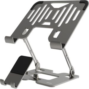 قاعدة لابتوب وموبايل قابلة للطي بورودو (Porodo Smart Folding Multi-Device Stand)
